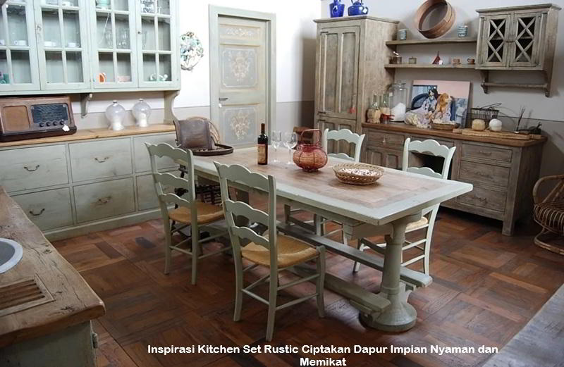 kitchen set rustic