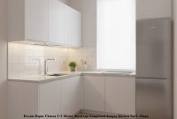 Desain Dapur Ukuran 2×1 Meter, Kecil tapi Fungsional dengan Kitchen Set L-Shape Dapur Ukuran 2×1